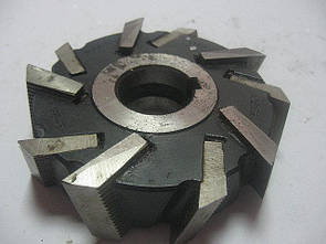 Фреза дискова тристороння ф 160х22 мм різноспрямований зуб z=18 зі вставними ножами Р6М5