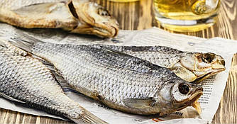 Вобла в'ялена, ікра 80%