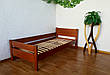 Ліжко двоспальне дерев'яне з масиву натурального дерева "Економ" від виробника, фото 5