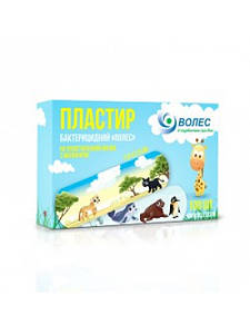 Пластир бактерицидний "Волес" (дитячий) 5,5*1,9 мм