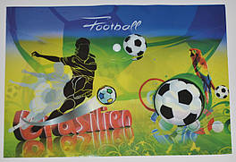 Папка-конверт А4 на кнопці "Football Brasilien"
