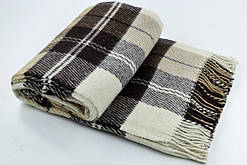 Вовняний плед Vladi Ельф (Владі) Бежевий 140х200 Вовна Нова Зеландії 70% (3032)