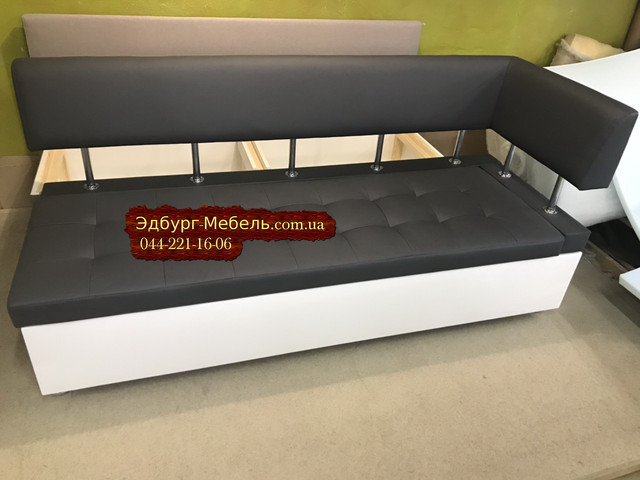 Диван для кухни с боковой спинкой и спальным местом Диван для кухни с боковой спинкой и спальным местом