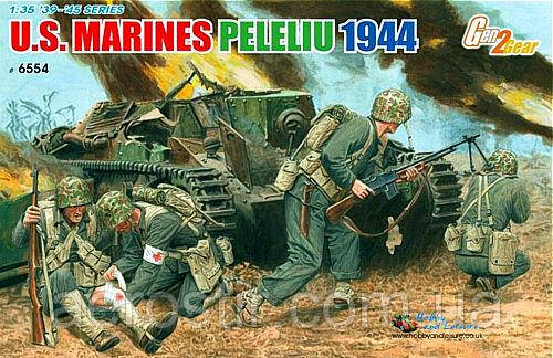 U.S. Marines Peleliu 1944 1/35 Dragon 6554, фото 1