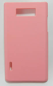 Чохол пластиковий матовий на LG Optimus L7 P700 P705, в асортименті Рожевий
