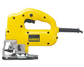 Електролобзик DeWalt DW341K, 550 Вт, різ 85 мм, замк.ручка, електроніка, валіза.