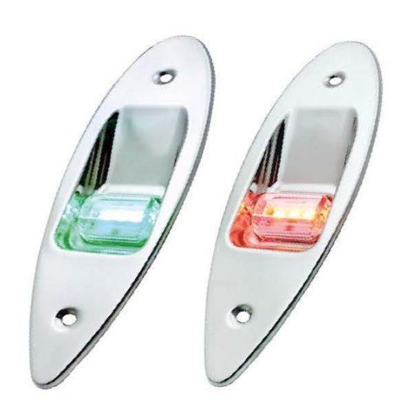 Ходові вогні LED вбудовані нержавійка HF65-800, фото 1