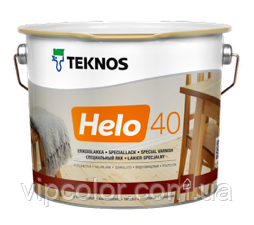 TEKNOS HELO 40 Напівглянцевий універсальний лак Безбарвний 9 л