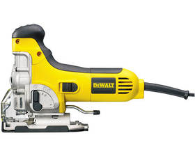 Електролобзик DeWalt DW333K, 701Вт, рез 130 мм, молот. рукоятка, електроніка, валізу.