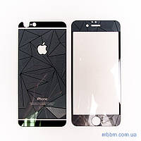 Защитное стекло iPhone 6 + back цветное