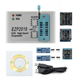 EZP2019 програматор мікрохсем + 5 адаптерів
