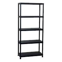 Універсальний стелаж на 5 полиць Universal Vent 84-5 Чорний (Papatya-TM)