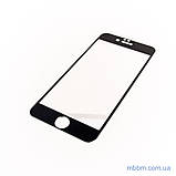 Захисне скло iPhone 6 3D metal black, фото 3