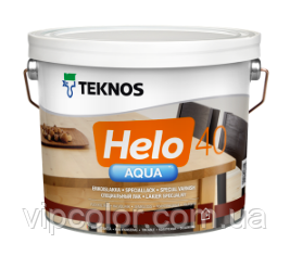 TEKNOS HELO AQUA 40 Поліуретановий універсальний лак Безбарвний 9 л, фото 1