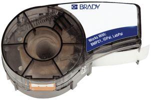 Стрічка для маркувальних принтерів BRADY M21-500-499-TB для маркування термінальних блоків 12.7мм 4.87м