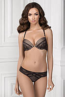 Бюстгальтер push-up із застібкою спереду Jasmine 1042/7 Elfy black/beige