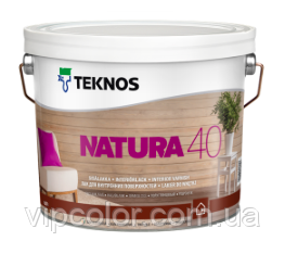 TEKNOS NATURA 40 Лак для стін і стель Безбарвний 9л