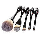 Набір пензликів для макіяжу у футлярі (5 пензлів) maXmaR MB-162, фото 2