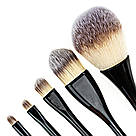 Набір пензликів для макіяжу у футлярі (5 пензлів) maXmaR MB-162, фото 3