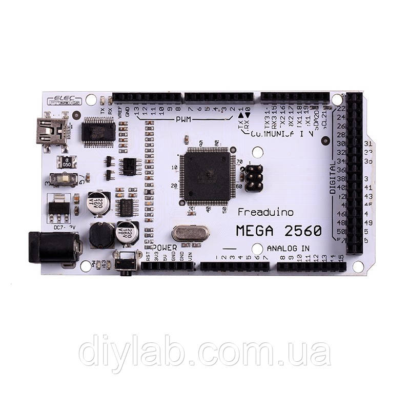 Freaduino MEGA2560 (аналог Arduino MEGA2560 з додатковими можливостями)