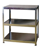 Металевий поличний стелаж 1000х710х360х3 полиці метал