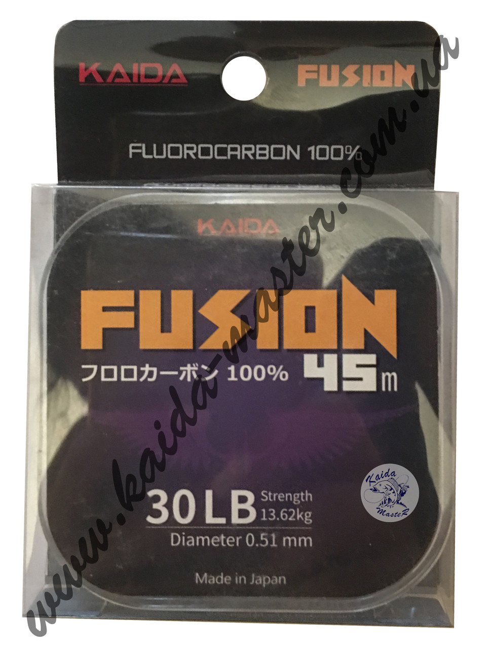 Леска флюорокарбоновая KAIDA FUSION 50 м; 0,23 мм - фото 1 - id-p984002459