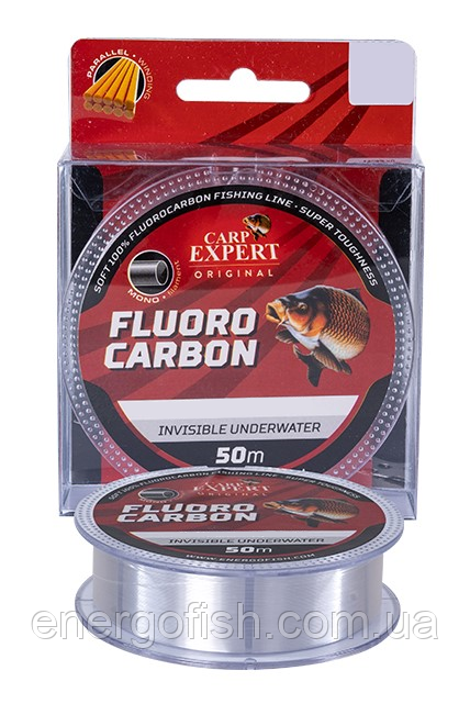 Флюорокарбон Carp Expert Fluorocarbon 50м 0.3мм 13.12кг - фото 1 - id-p952014962