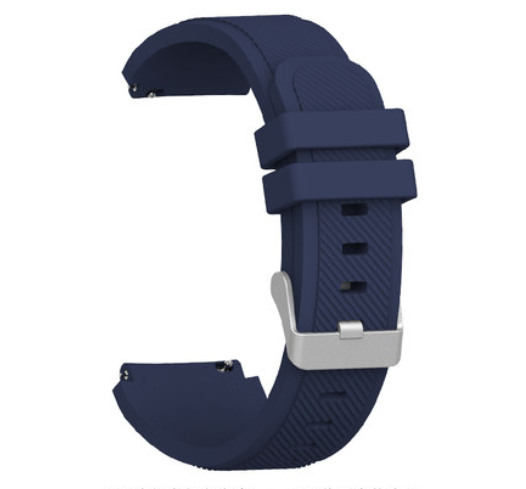 Силіконовий ремінець Youth Version для Xiaomi Amazfit Bip / Lite / 20 мм рифлений Синій 1709P