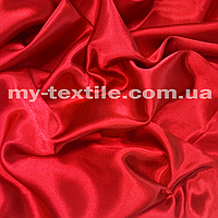Ткань Креп-сатин Красный