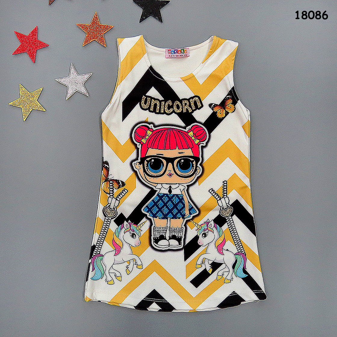 Сукня LOL для дівчинки. Маломірне. 98-104 см, фото 1