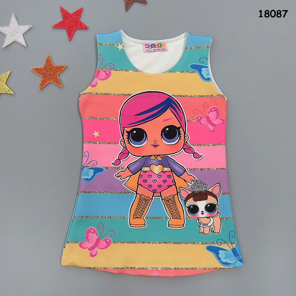 Сукня LOL для дівчинки. Маломірне. 98-104 см, фото 1