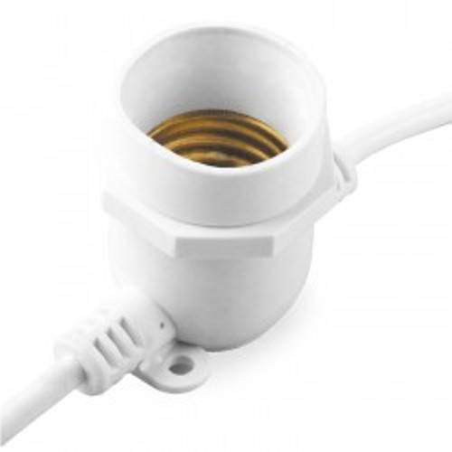 Ретро гирлянда Белт лайт под патрон Е27*20 13м белая IP65 Код.59596 (ID ...