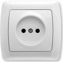 Розетка без заземлення біла VIKO Carmen