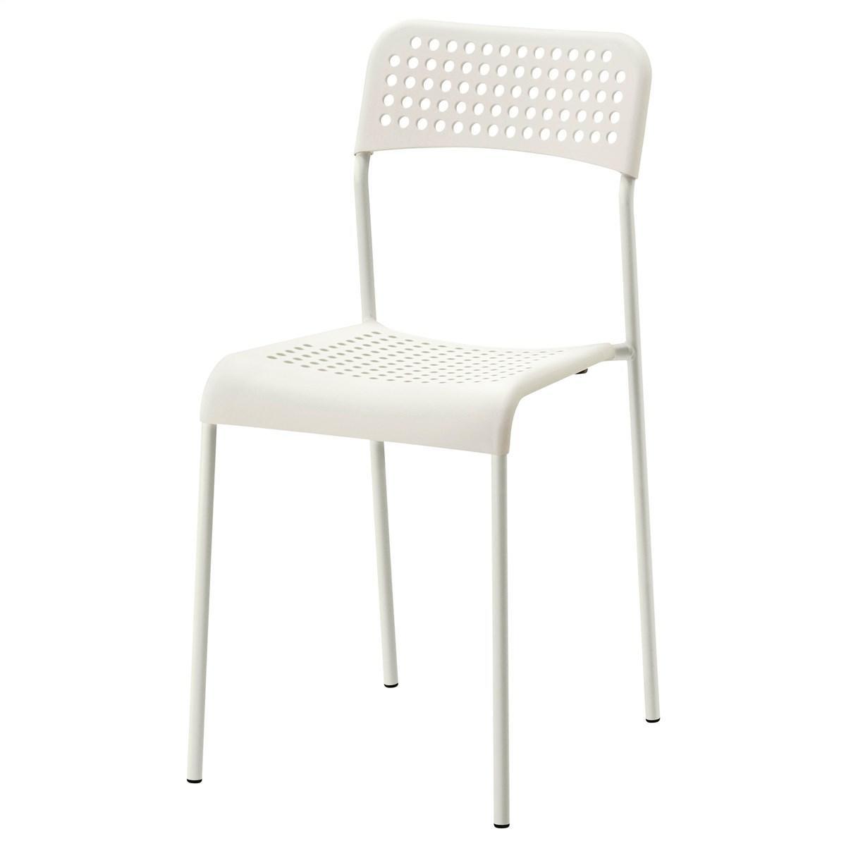 IKEA ADDE Стілець, білий (102.191.78)
