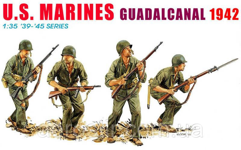Marines Guadacanal 1942 1/35 Dragon 6379, фото 1