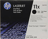 Картридж HP LJ Q6511Х для аппарату HP LJ 2400/ 2410/ 2420/ 2430 (Евро картридж)