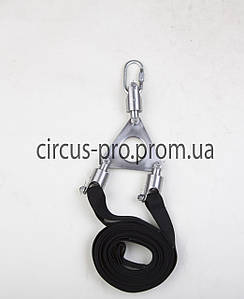 Ремені для повітряної гімнастики ХБ Circus-Pro Classic 3м, Чорний
