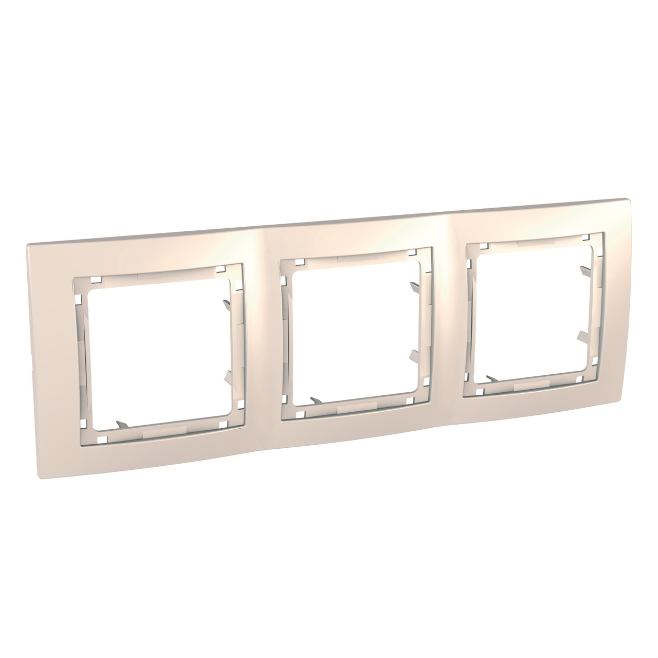 MGU4.006.25 Рамка 3-місна, слонова кістка, Unica Colors Basic Schneider Electric