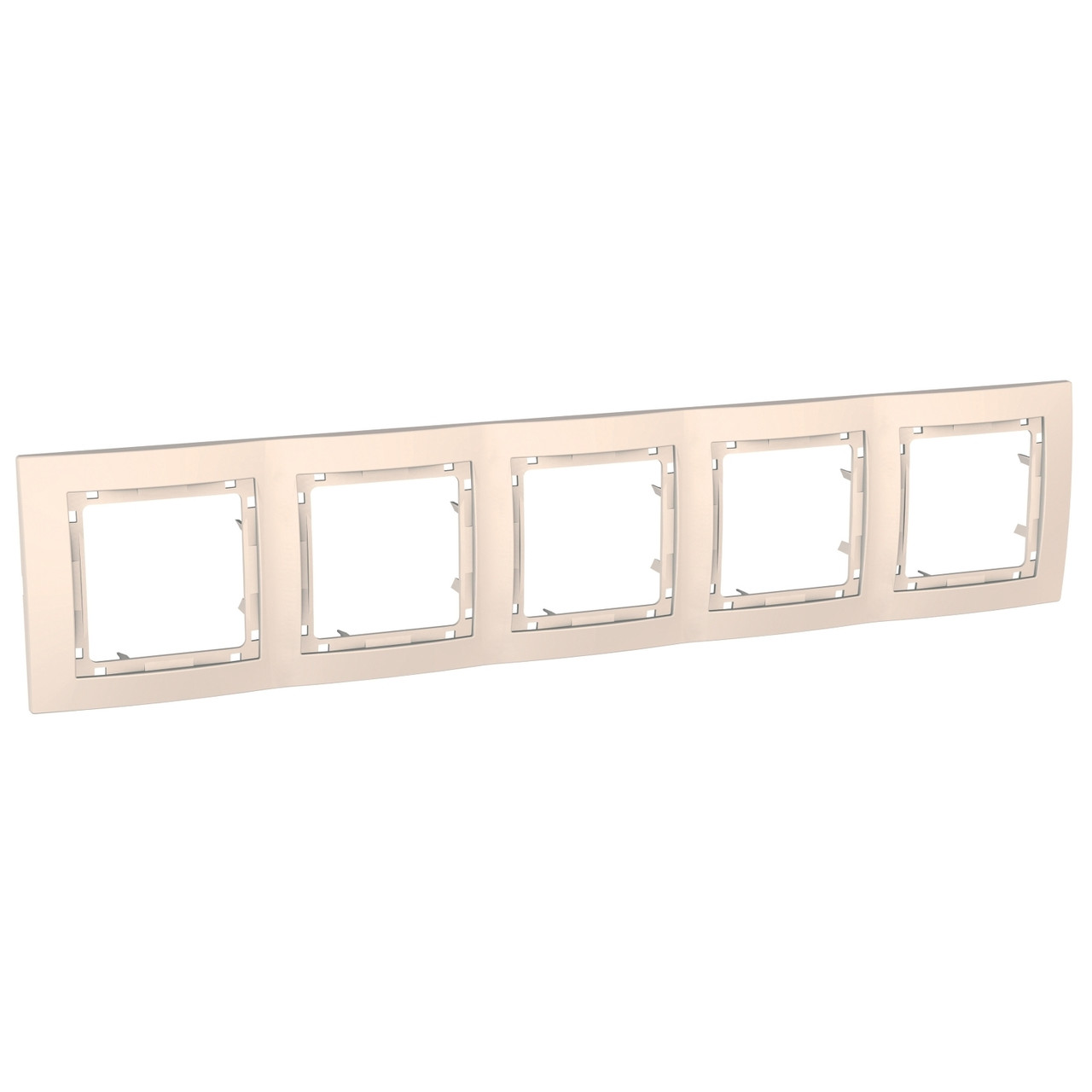 MGU4.010.25 Рамка 5-місна, слонова кістка, Unica Colors Basic Schneider Electric