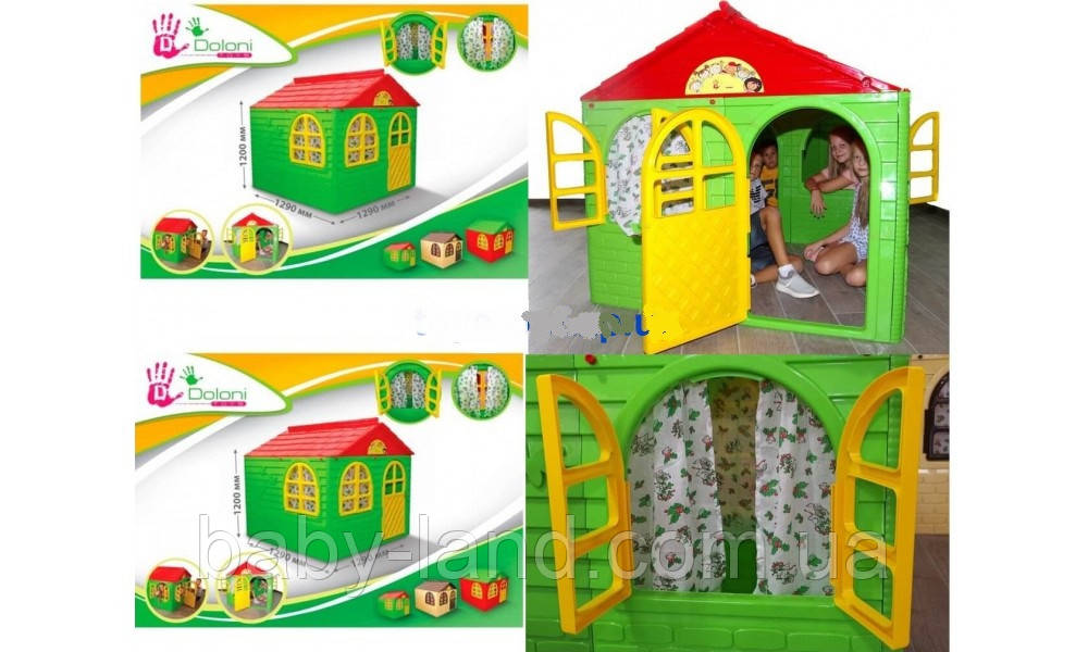 Детский игровой домик пластиковый для дома и улицы Doloni 02550/3