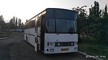 Производство и замена лобового стекла триплекс на автобусе Van Hool T815 Alizée M28  в Никополе (Украина). 4