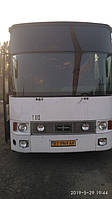 Производство и замена лобового стекла триплекс на автобусе Van Hool T815 Alizée M28  в Никополе (Украина). 7