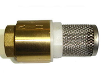 Обратный клапан с фильтром грубой очистки для топлива
