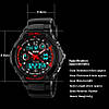 Дитячий спортивний годинник Skmei 0931 S-SHOCK червоний, фото 3