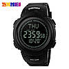 Спортивний годинник з компасом Skmei 1231 compass чорний, фото 4