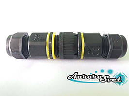 Силовий роз'єм МАМА+ПАПА IP68. Кількість полюсів 3.