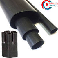 Труба термозбіжна та кабельні рукавички