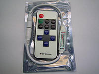 Одноканальный контроллер с радио пультом 12/24V; 2A/канал (мини корпус)