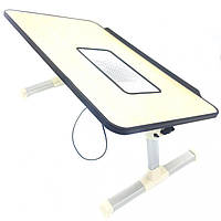 Підставка для ноутбука Laptop table A8 з кулером для охолодження