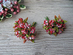 Тичинки слисточком цукрові складні на гілочках червоні. 16 грн